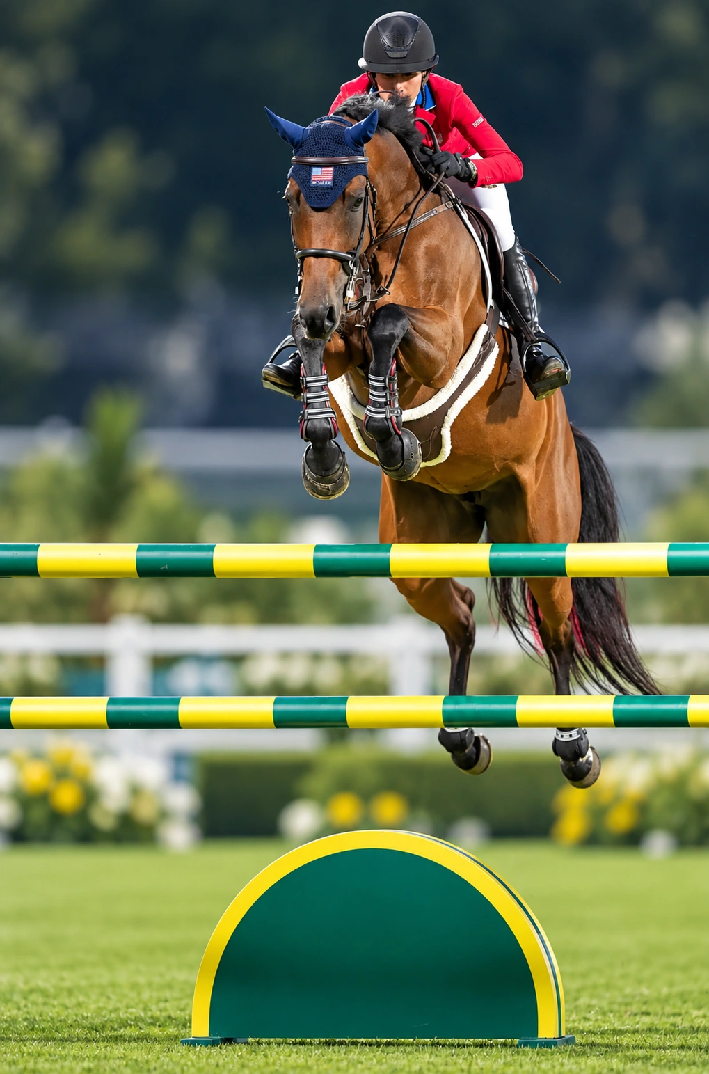 Zecille Z im Springparcours